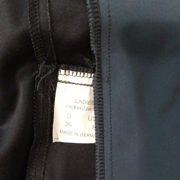 Gersumi Idun blue riding jacket grey collar size 8 - Picture 13 of 13